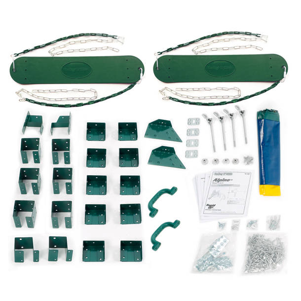 SwingnSlide Kodiak DIY Swing Set Kit (Wood Not Included) & Reviews